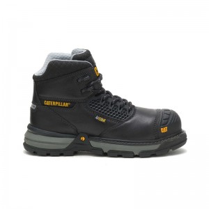 Black CatFootweat Excavator Superlite Toe Women's Boots | CL3621954