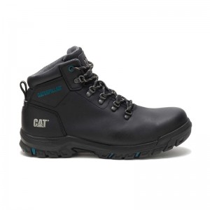 Black CatFootweat Mae Steel Toe Waterproof Women's Boots | BQ6289054