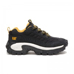 Black / Black CatFootweat Re-Powered Intruder Chunky Trainer Men's Casual Shoes | SR7485923