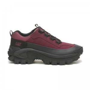 Black / Burgundy CatFootweat Intruder Waterproof Galosh Women's Shoes | SR9751430