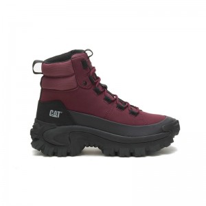 Black / Burgundy CatFootweat Trespass Waterproof Galosh - Trespass Women's Boots | NS3087264