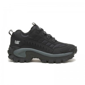 Black / Dark Grey CatFootweat Re-Powered Intruder Chunky Trainer Women's Shoes | EO5784960