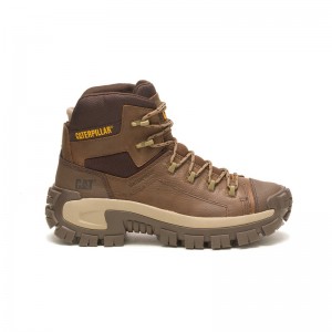 Brown CatFootweat Hiking Style Men's Work Boots | ZK8629014