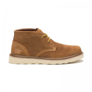 Brown CatFootweat Narrate Chukka Men's Casual Shoes | ZB5261790