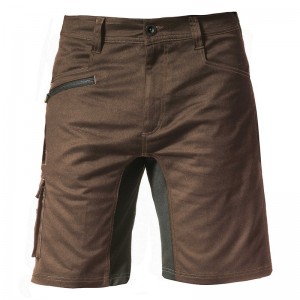 Brown CatFootweat Operator Flex Short Men's Clothing | PS8472359