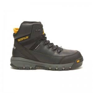 Green CatFootweat Breakwater Waterproof Thinsulate Carbon Composite Toe Men's Work Boots | VO6158704