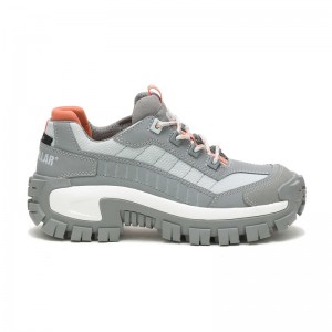 Grey CatFootweat Invader Steel Women's Shoes | QH2084793