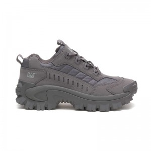 Grey CatFootweat Re-Powered Intruder Chunky Trainer Women's Shoes | RU4398627