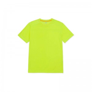 Yellow CatFootweat Coolmax Short Sleeve Tee Men's Clothing | HY9164253