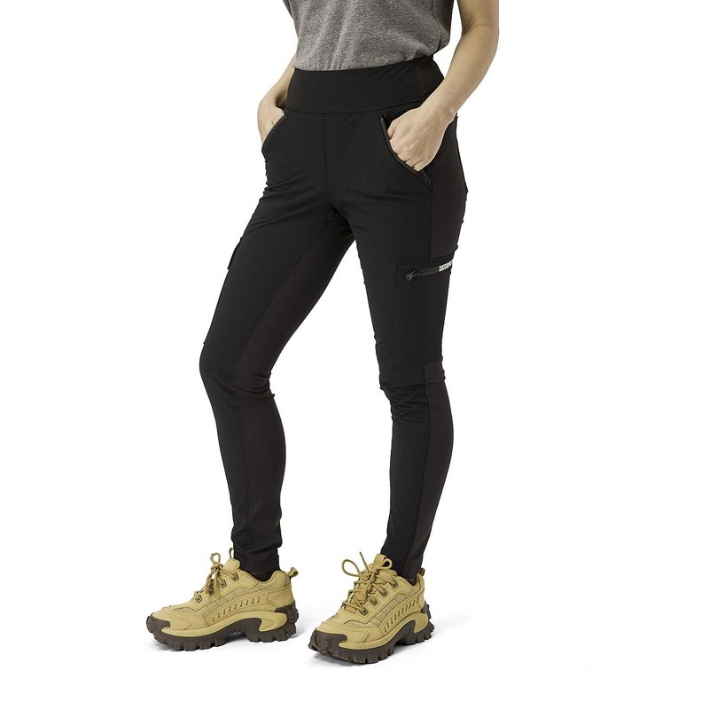 Black CatFootweat Active Work Legging Women's Workwear | YD2183946