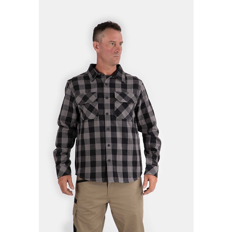 Black CatFootweat Buffalo Check Men's Clothing | AV8917536