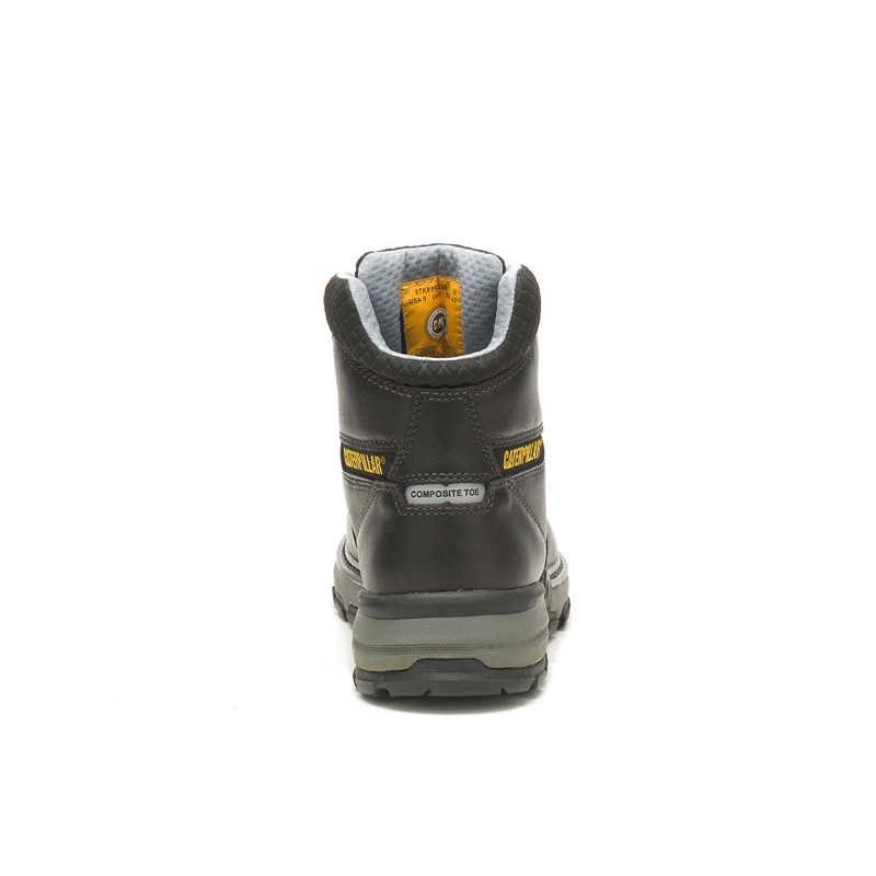 Black CatFootweat Excavator Superlite Cool Carbon Composite Toe Men's Work Boots | GP5894631