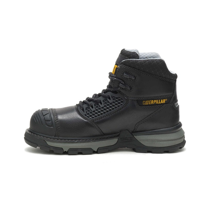 Black CatFootweat Excavator Superlite Toe Women's Boots | CL3621954