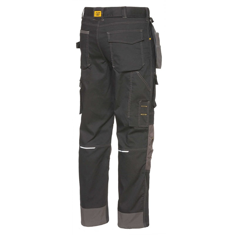 Black CatFootweat H2o Defender Pant Men's Waterproof Boots | NR7908651