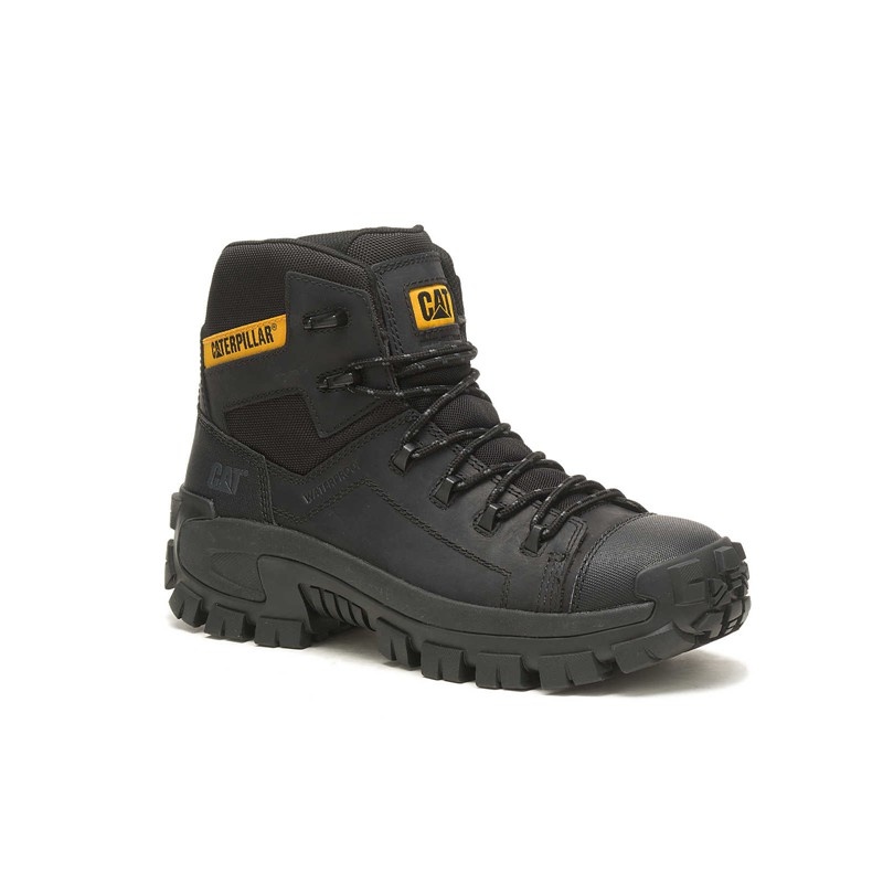 Black CatFootweat Hiking Style Men's Work Boots | BX7834602