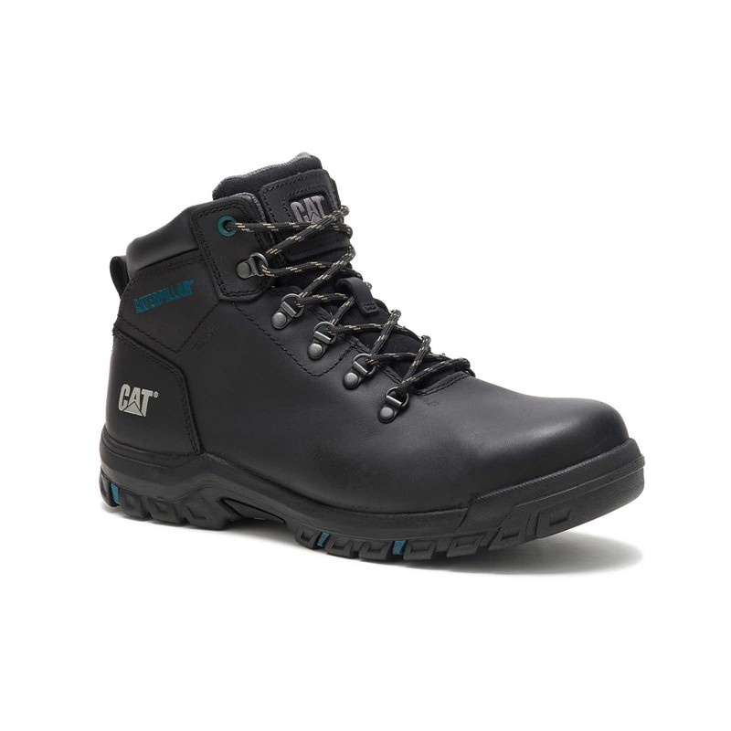 Black CatFootweat Mae Steel Toe Waterproof Women's Boots | BQ6289054