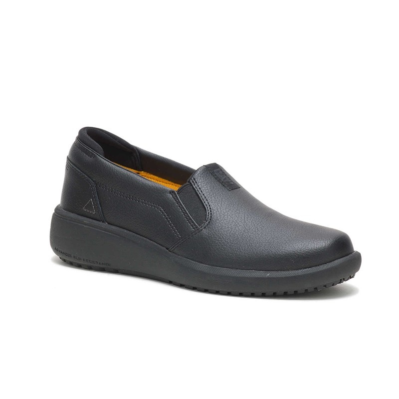 Black CatFootweat Prorush Sr+ Slip-On Women's Shoes | HJ8632197