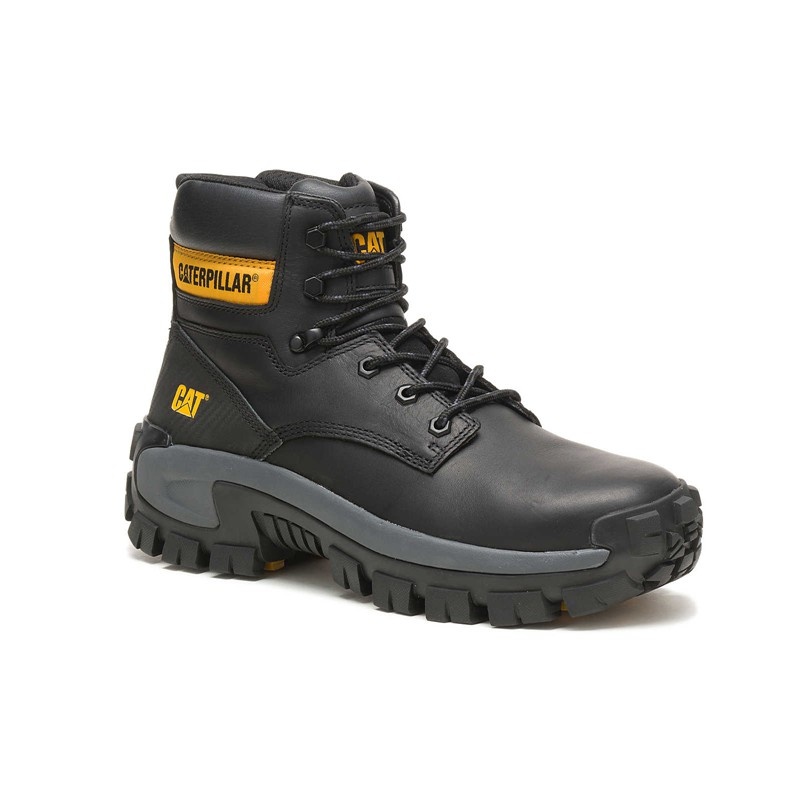 Black CatFootweat Steel Toe Men's Work Boots | QG2930854