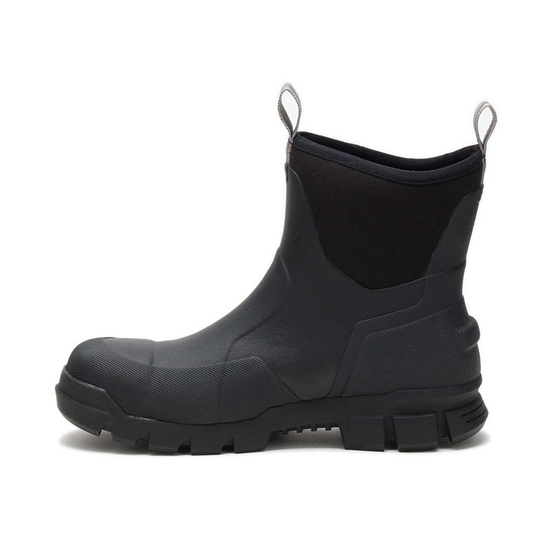 Black CatFootweat Stormers 6 - Unisex Styles Men's Work Boots | SM8275640