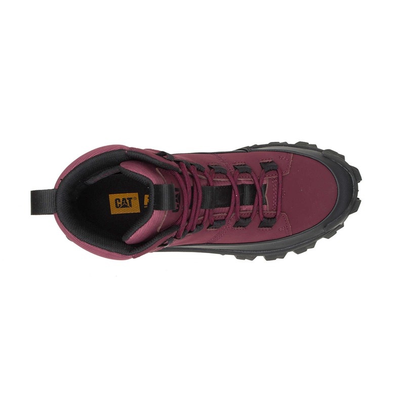 Black / Burgundy CatFootweat Trespass Waterproof Galosh - Trespass Men's Casual Shoes | MA5471362