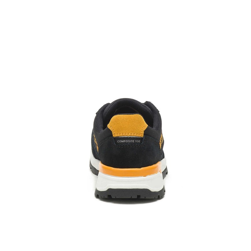 Black / Yellow CatFootweat Venward Composite Women's Shoes | XJ1789523