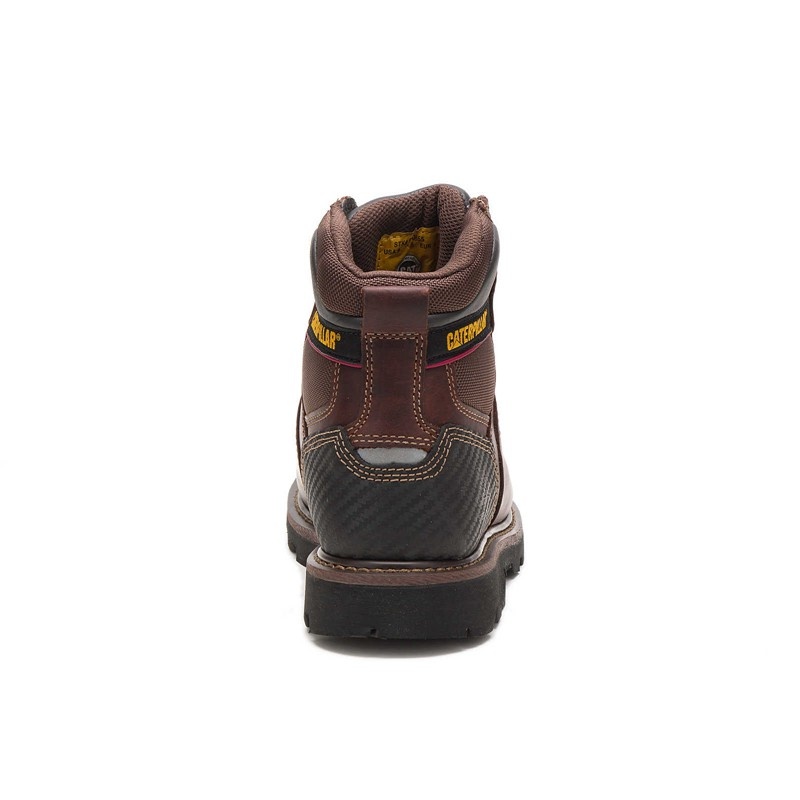 Brown CatFootweat Alaska 2.0 Steel Toe Men's Work Boots | RU8501746