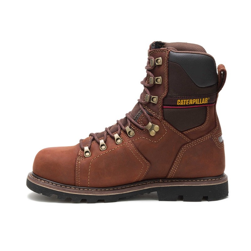 Brown CatFootweat Alaska 2.0waterproof Thinsulate&Trade Men's Work Boots | ZK3791086