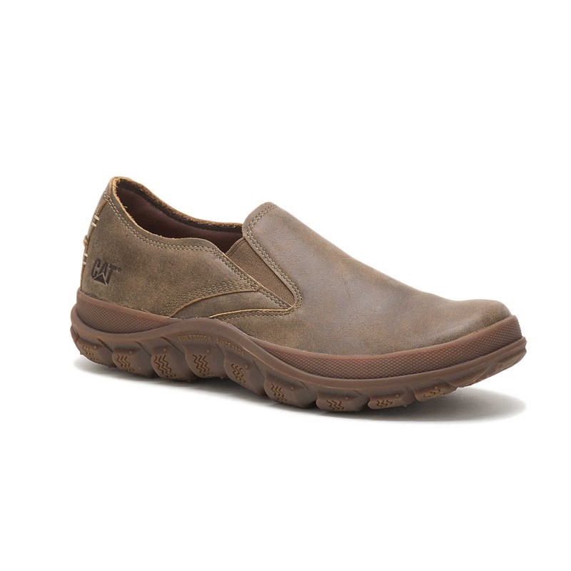 Brown CatFootweat Fused Slip On Men's Casual Shoes | BV2407936