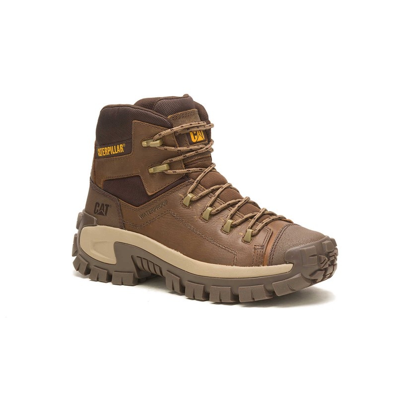 Brown CatFootweat Hiking Style Men's Work Boots | ZK8629014