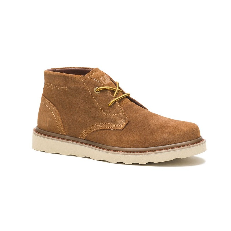 Brown CatFootweat Narrate Chukka Men's Casual Shoes | ZB5261790