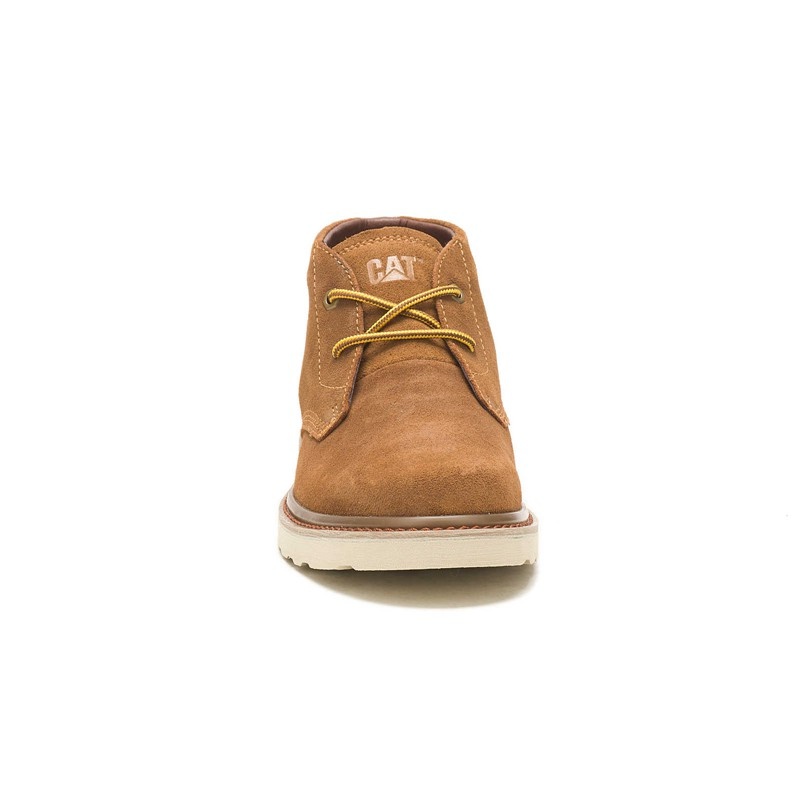 Brown CatFootweat Narrate Chukka Men's Casual Shoes | ZB5261790