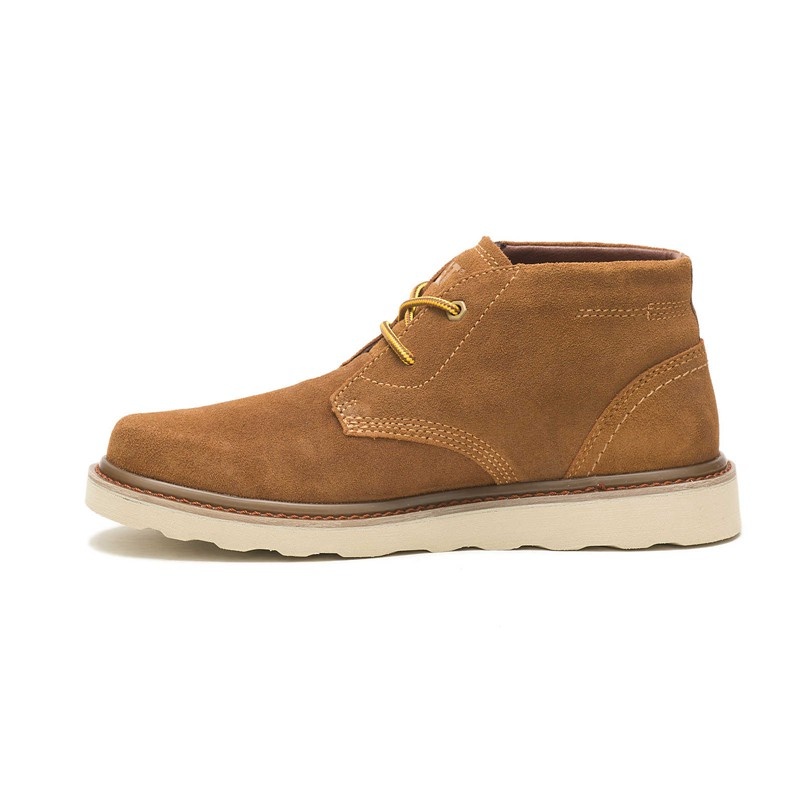 Brown CatFootweat Narrate Chukka Men's Casual Shoes | ZB5261790