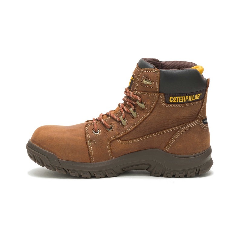 Brown CatFootweat Resorption Waterproof Composite Toe Women's Boots | HL1563498