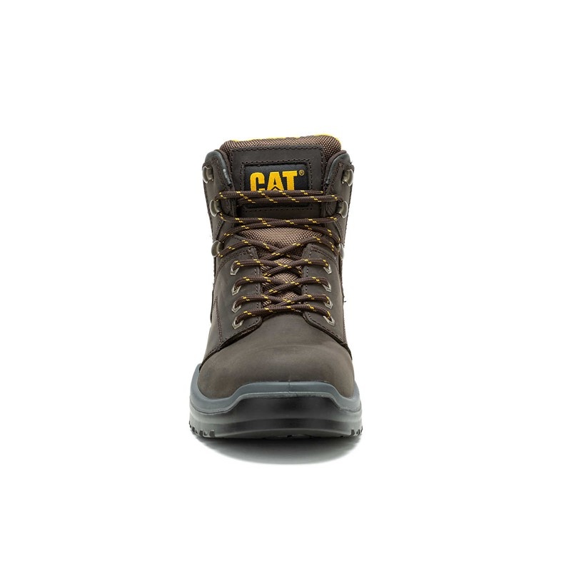 Brown CatFootweat Striver Steel Toe Men's Work Boots | QF9402173