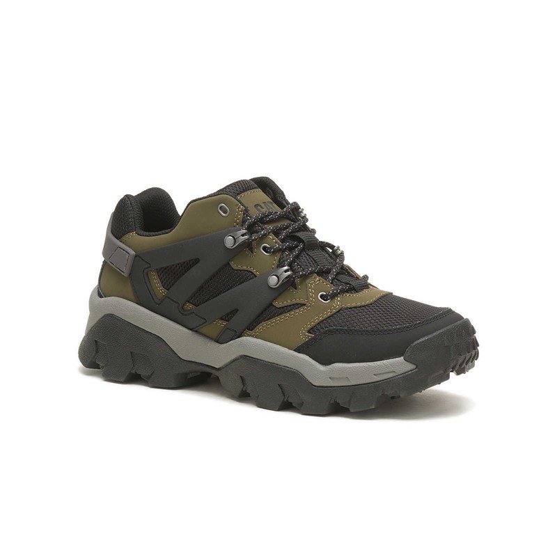 Dark Olive / Black CatFootweat Reactor Sneaker - Unisex Styles Women's Shoes | UQ4637092