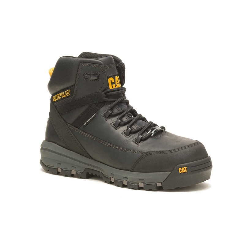 Green CatFootweat Breakwater Waterproof Thinsulate Carbon Composite Toe Men's Work Boots | VO6158704