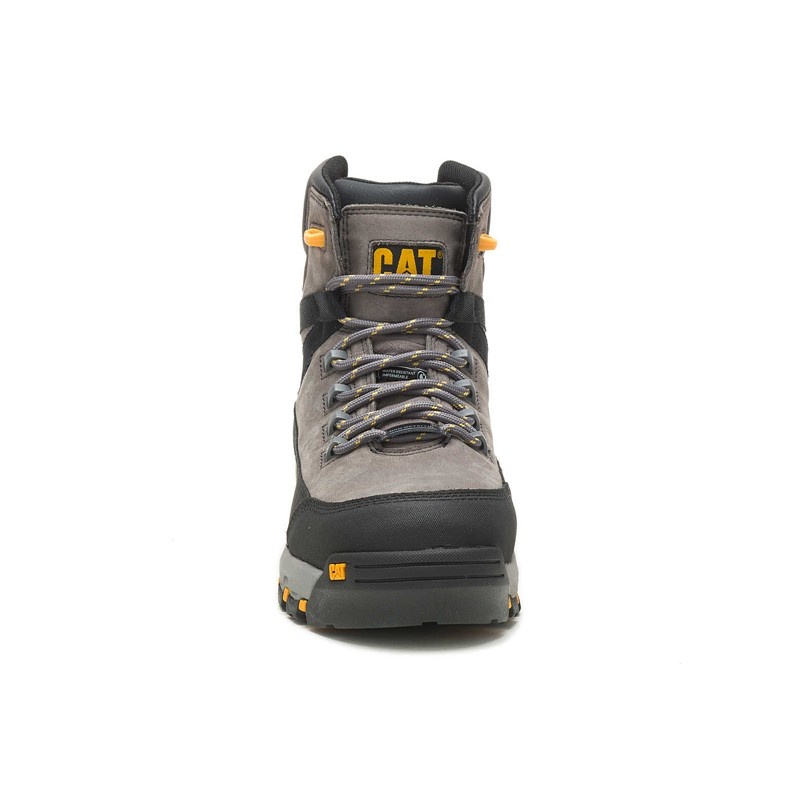 Grey CatFootweat Breakwater Waterproof Thinsulate Carbon Composite Toe Men's Work Boots | RE9071864