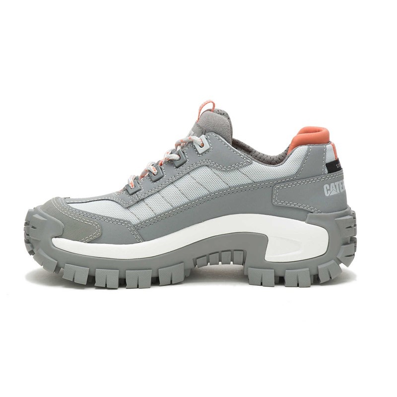 Grey CatFootweat Invader Steel Women's Shoes | QH2084793