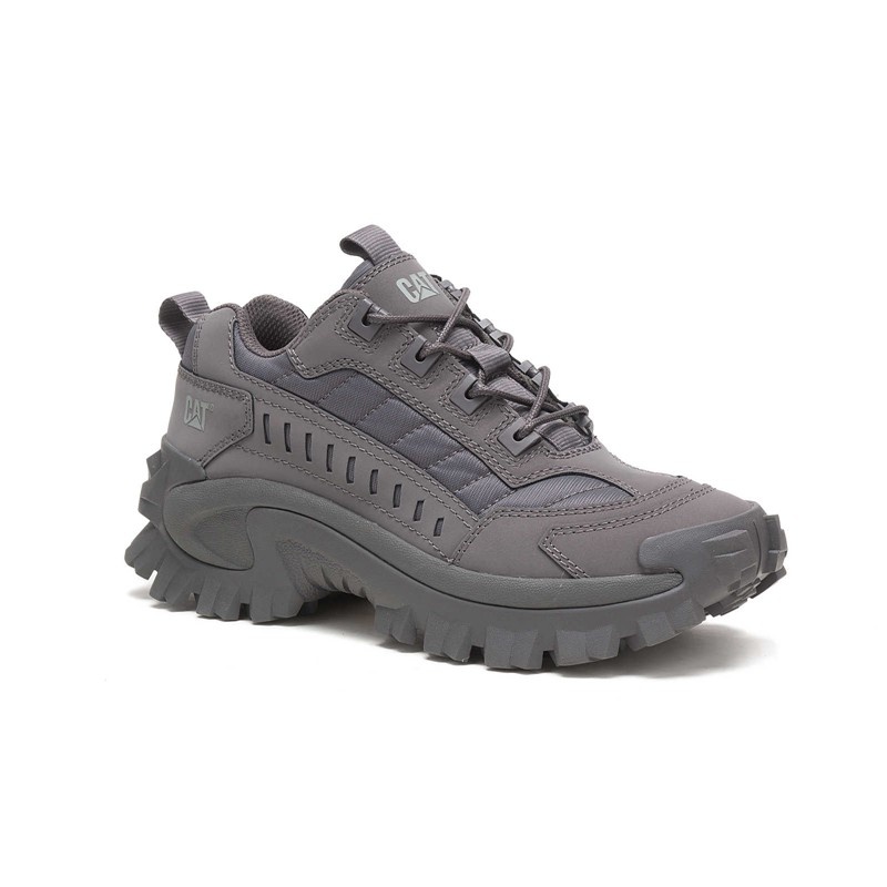 Grey CatFootweat Re-Powered Intruder Chunky Trainer Women's Shoes | RU4398627