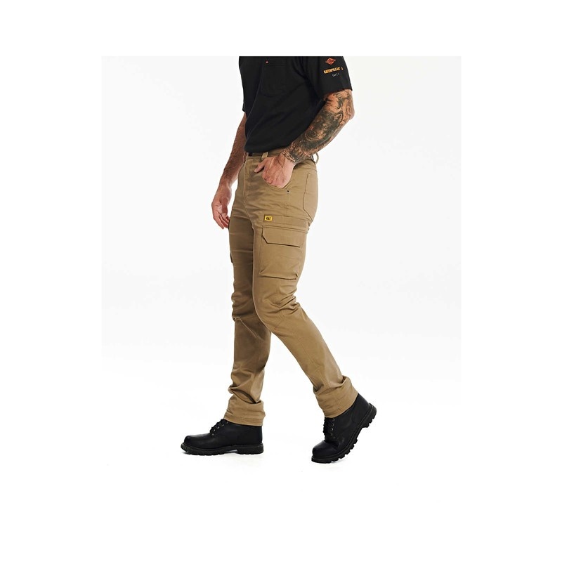 Khaki CatFootweat Coolmax Outdoor Work Pant Men's Clothing | EY9254631