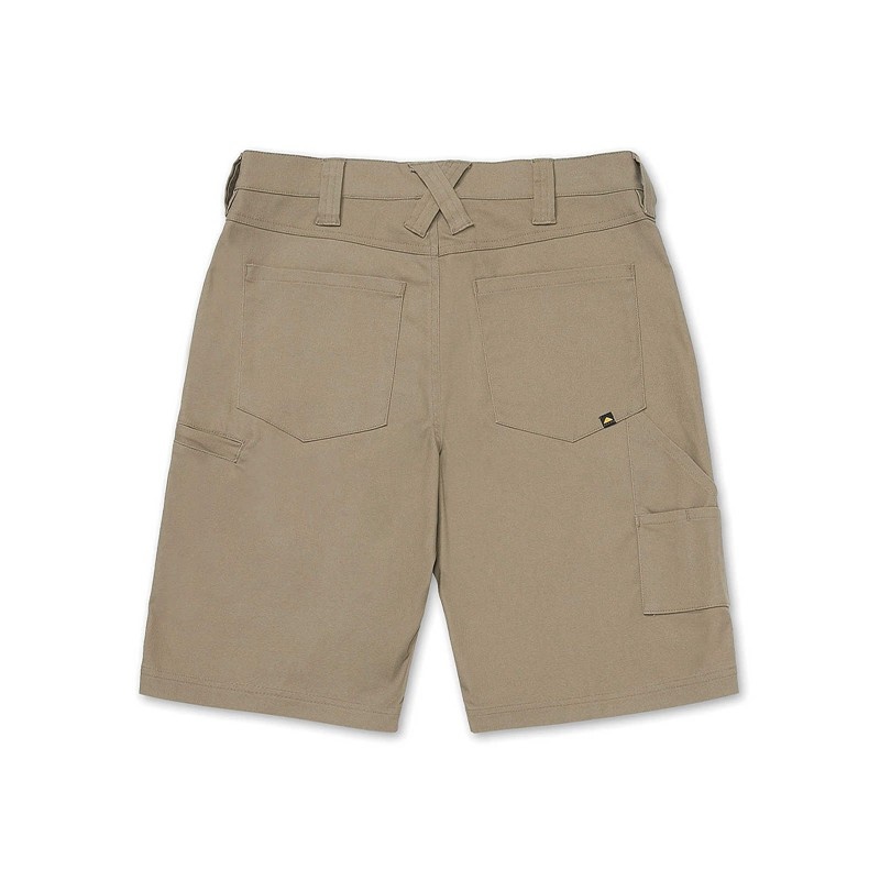 Khaki CatFootweat Stretch Canvas Utility Short Men's Clothing | DI9562384