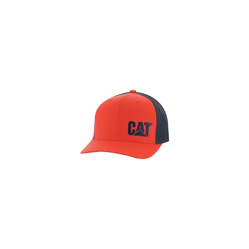 Orange CatFootweat Cat Trademark Trucker Hat Men\'s Clothing | AI6725019