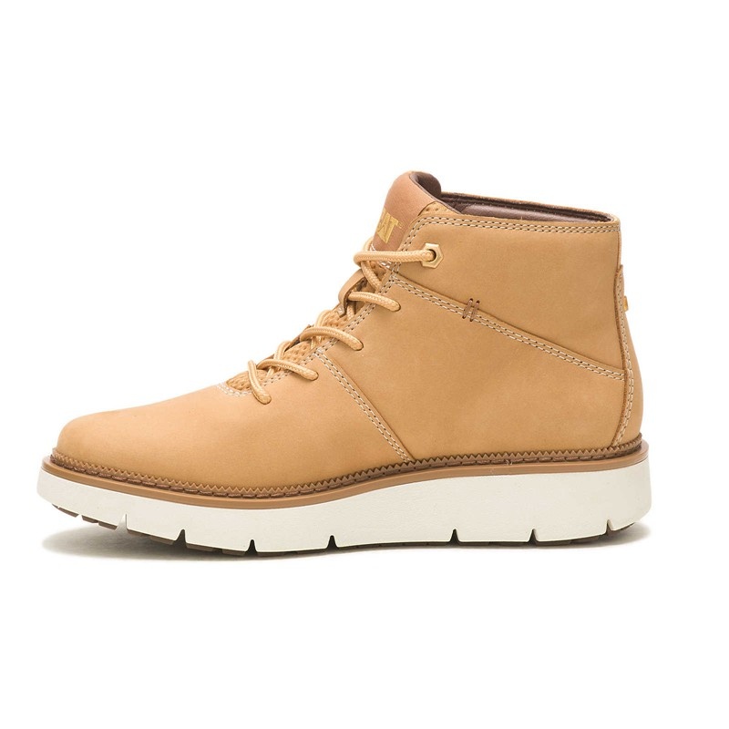 Orange CatFootweat Chariot Plain Toe Mid Women's Boots | EV3901472