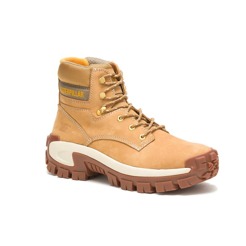 Orange CatFootweat Steel Toe Men's Work Boots | IN2759301