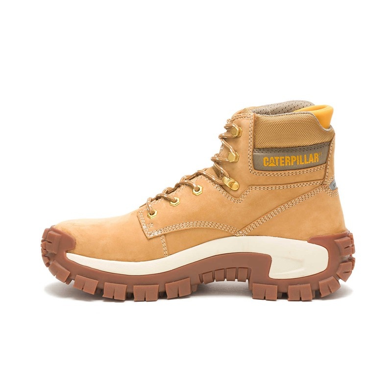 Orange CatFootweat Steel Toe Men's Work Boots | IN2759301