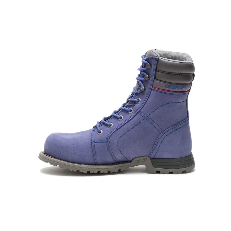 Purple CatFootweat Echo Waterproof Steel Toe Women's Boots | UW9463517