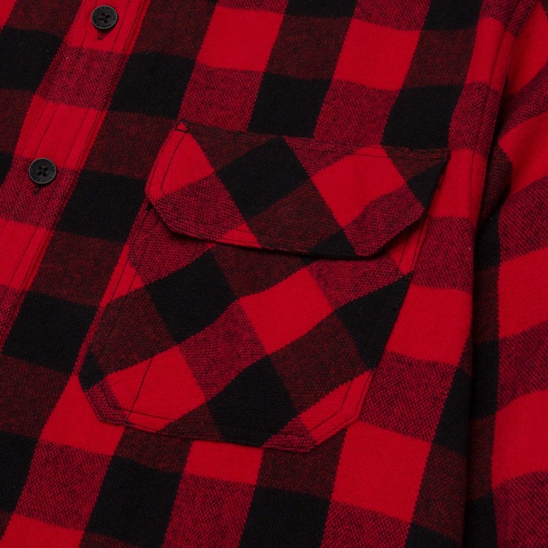 Red CatFootweat Buffalo Check Men's Clothing | LP7016935