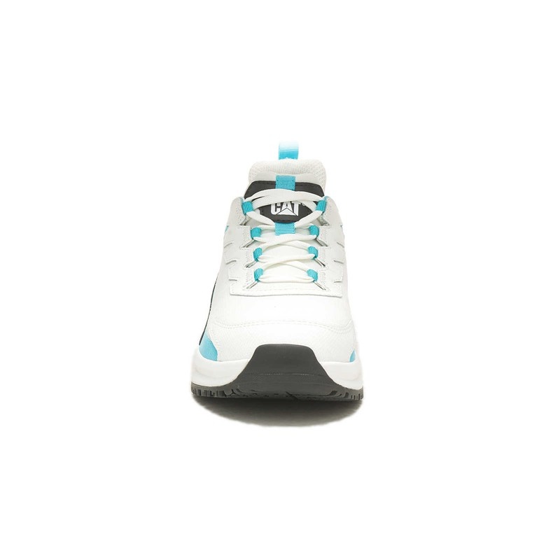 White / Blue CatFootweat Streamline Runner Carbon Composite Women's Shoes | GI7240318