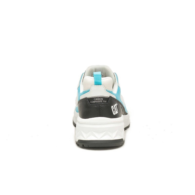 White / Blue CatFootweat Streamline Runner Carbon Composite Women's Shoes | GI7240318