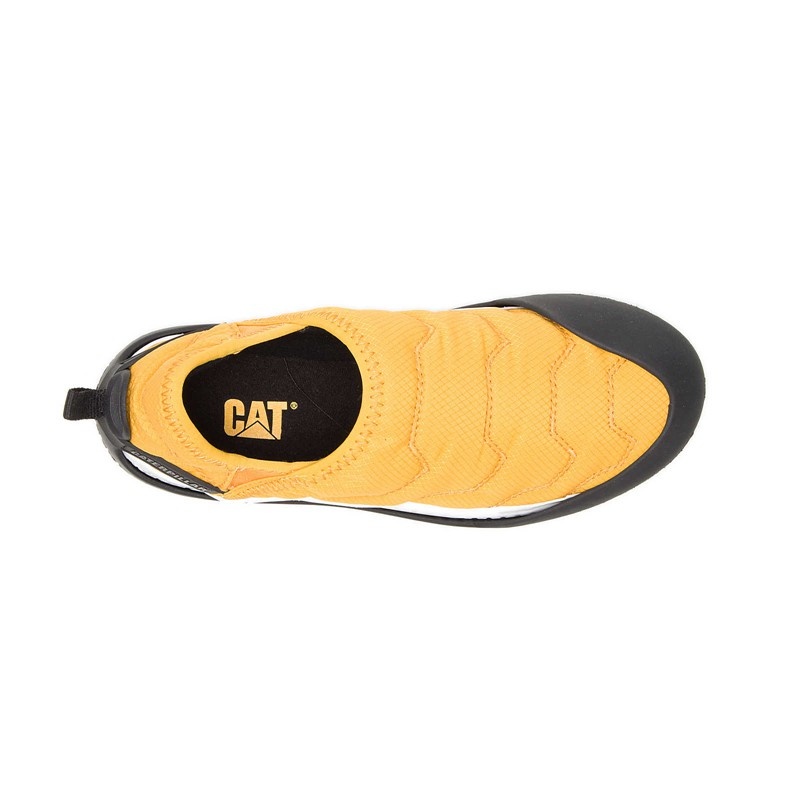 Yellow CatFootweat Crossover Slip On - Unisex Styles Men's Casual Shoes | ON6175430